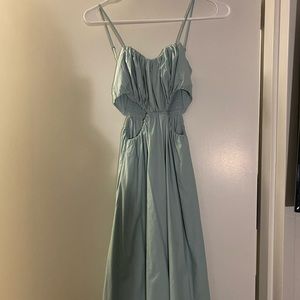 Abercrombie bubble top maxi dress
